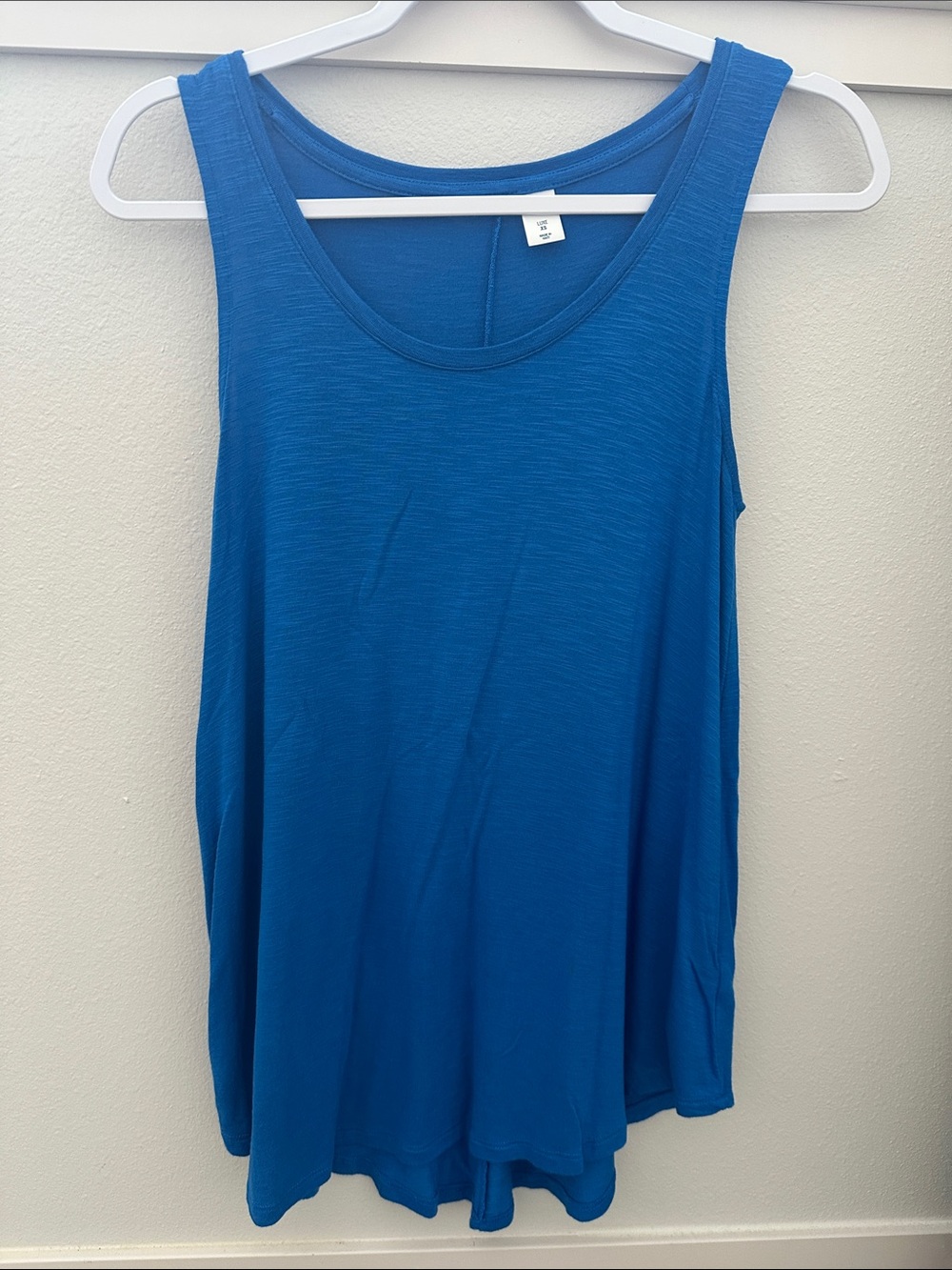 Old Navy Bright Blue Scoop Tank
